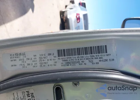 2016 Ram 1500 Slt z USA, uszkodzony, nr VIN 1C6RR6GT2GS231455